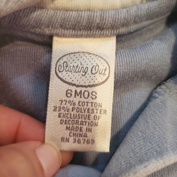 Starting out 6 months button up hoodie - Picture 6 of 7